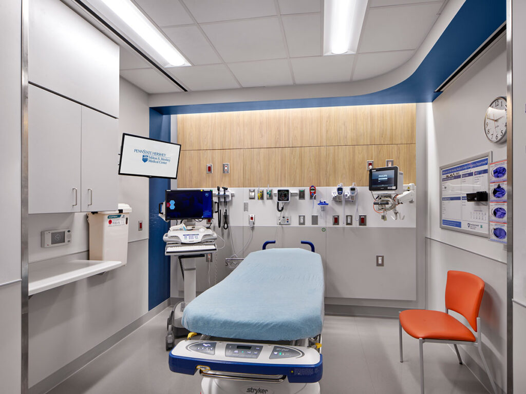 Conceptual Downstate Hospital Renovated ED Treatment Room