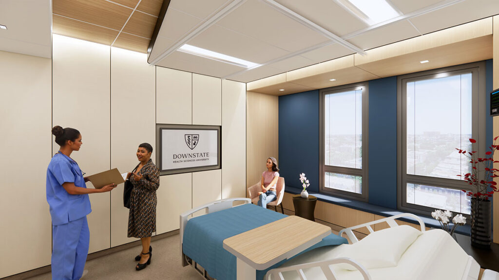 Conceptual Downstate Hospital Renovated Inpatient Room